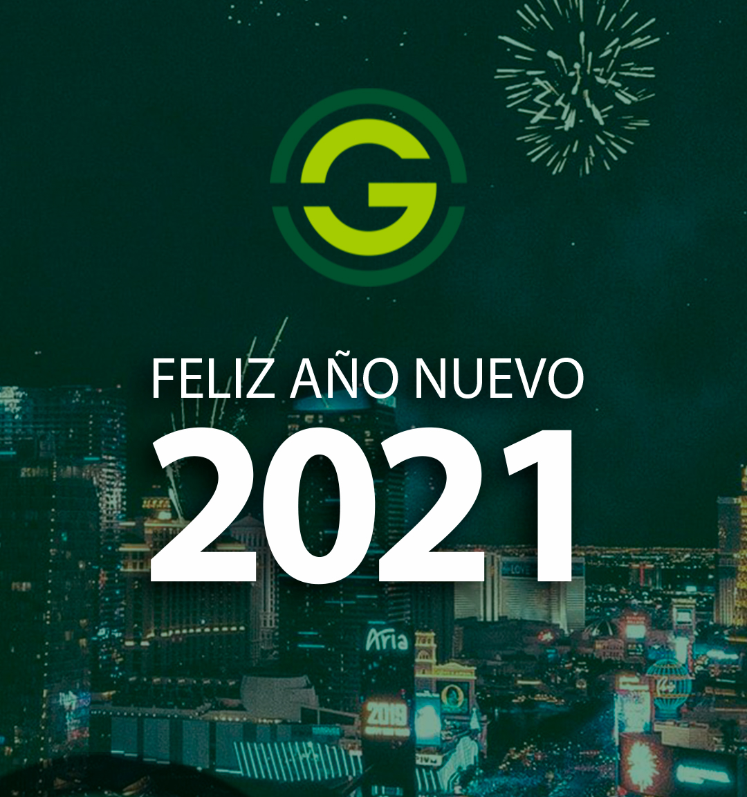 Les deseamos de parte de todo el equipo de Grupo Geon un feliz 2021